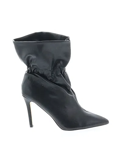 Pre-owned Express Ankle Boots In Black