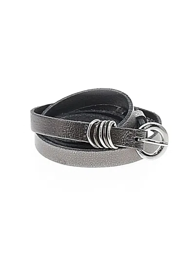 Pre-owned Express Belt In Gray
