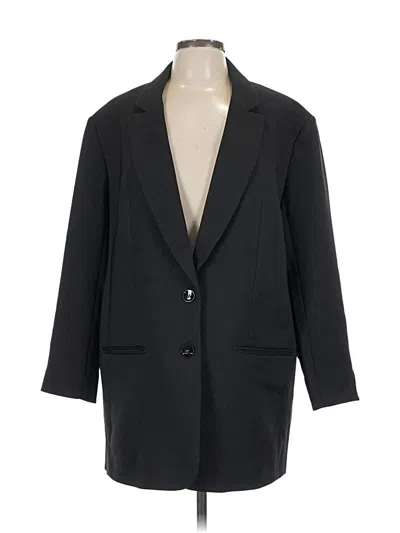 Pre-owned Express Blazer Jacket In Black