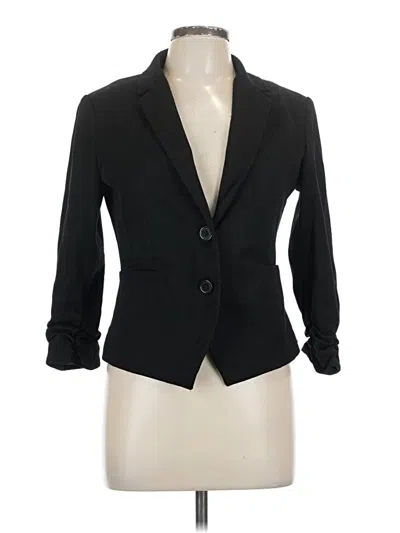 Pre-owned Express Blazer Jacket In Black