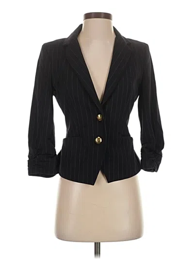 Pre-owned Express Blazer Jacket In Black