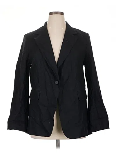 Pre-owned Express Blazer Jacket In Black
