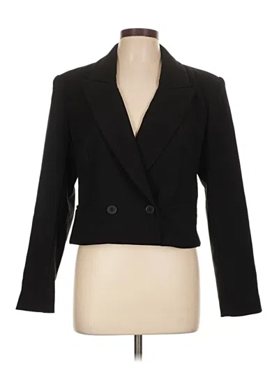 Pre-owned Express Blazer Jacket In Black