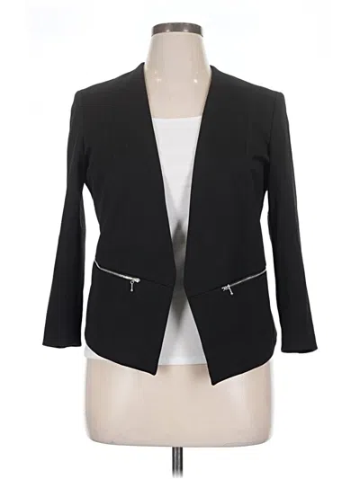 Pre-owned Express Blazer Jacket In Black