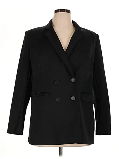 Pre-owned Express Blazer Jacket In Black