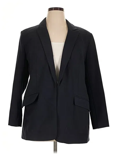 Pre-owned Express Blazer Jacket In Black