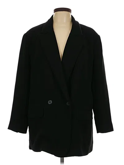 Pre-owned Express Blazer Jacket In Black