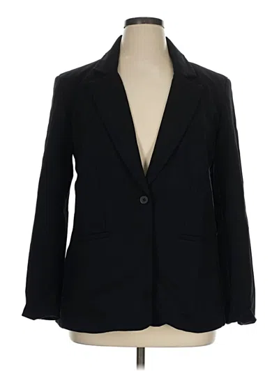 Pre-owned Express Blazer Jacket In Black