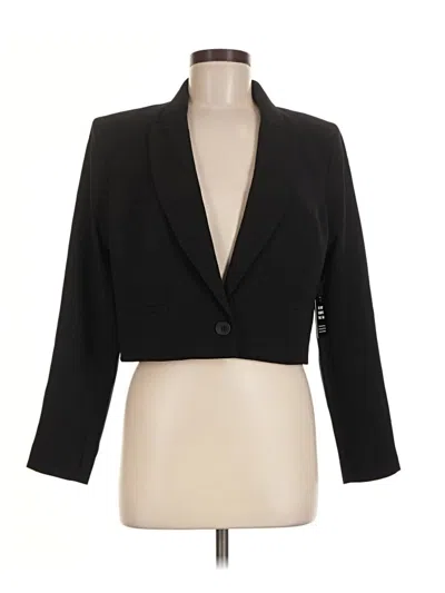 Pre-owned Express Blazer Jacket In Black