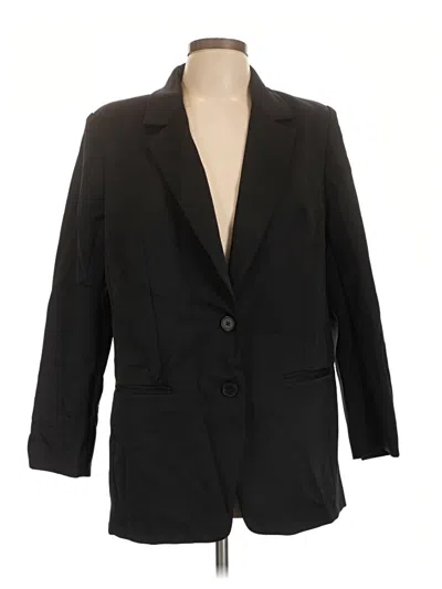 Pre-owned Express Blazer Jacket In Black