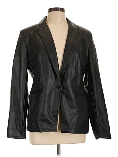 Pre-owned Express Blazer Jacket In Black