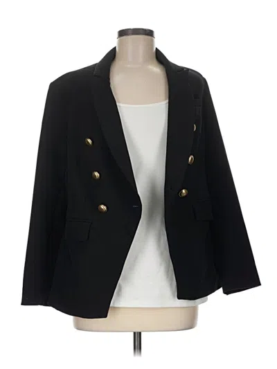 Pre-owned Express Blazer Jacket In Black