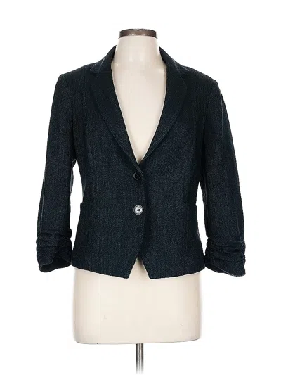 Pre-owned Express Blazer Jacket In Blue