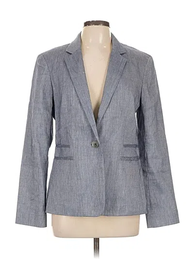 Pre-owned Express Blazer Jacket In Blue