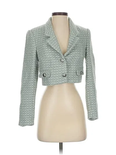 Pre-owned Express Blazer Jacket In Blue