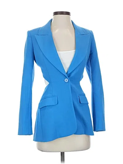 Pre-owned Express Blazer Jacket In Blue