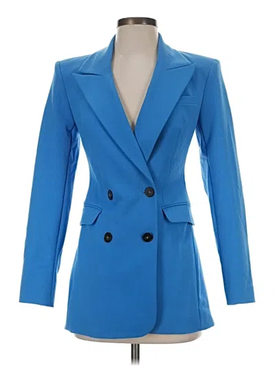 Pre-owned Express Blazer Jacket In Blue