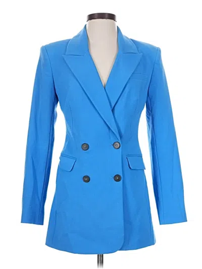 Pre-owned Express Blazer Jacket In Blue
