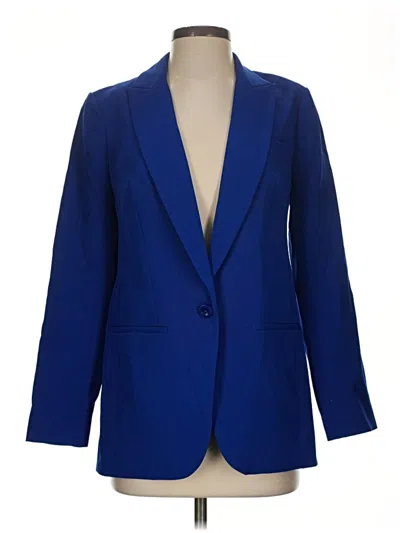 Pre-owned Express Blazer Jacket In Blue