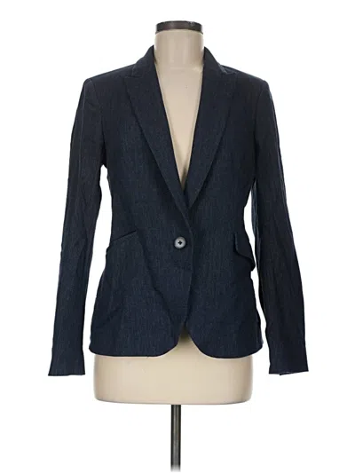 Pre-owned Express Blazer Jacket In Blue