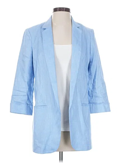 Pre-owned Express Blazer Jacket In Blue