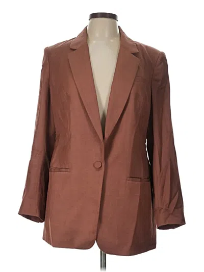 Pre-owned Express Blazer Jacket In Brown