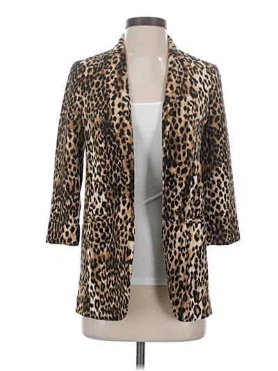 Pre-owned Express Blazer Jacket In Gold