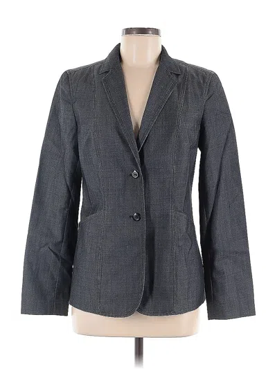 Pre-owned Express Blazer Jacket In Gray