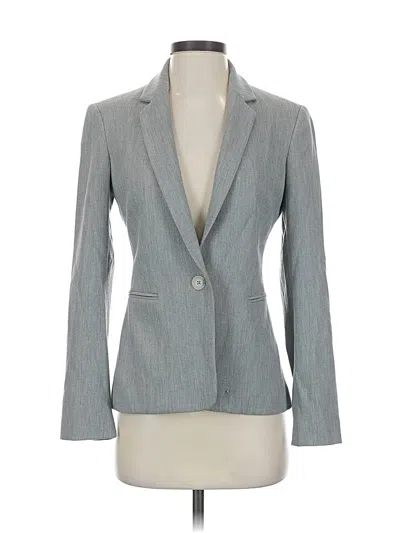 Pre-owned Express Blazer Jacket In Gray