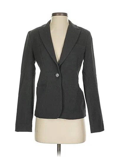 Pre-owned Express Blazer Jacket In Gray