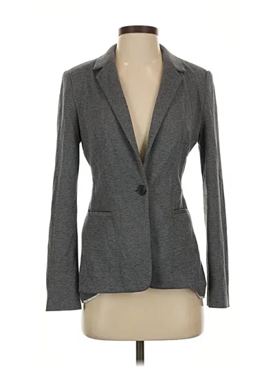 Pre-owned Express Blazer Jacket In Gray