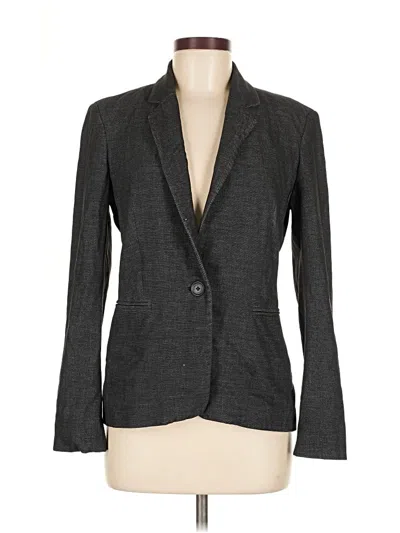 Pre-owned Express Blazer Jacket In Gray
