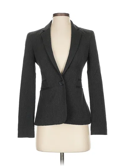 Pre-owned Express Blazer Jacket In Gray