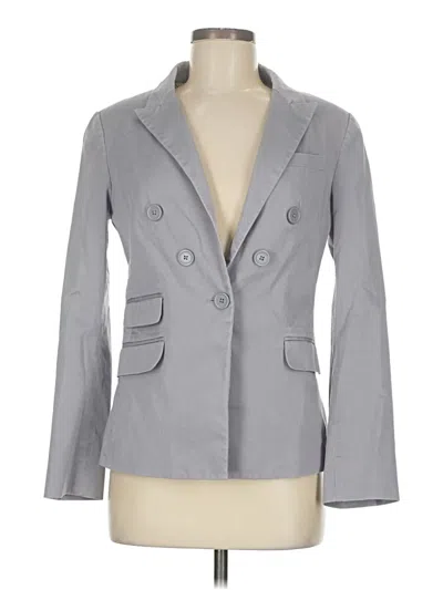 Pre-owned Express Blazer Jacket In Gray