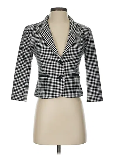 Pre-owned Express Blazer Jacket In Gray