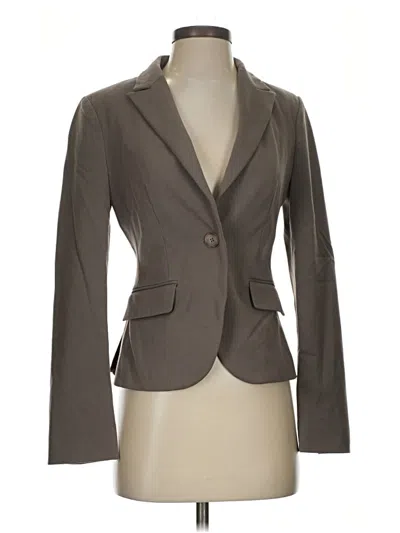 Pre-owned Express Blazer Jacket In Gray