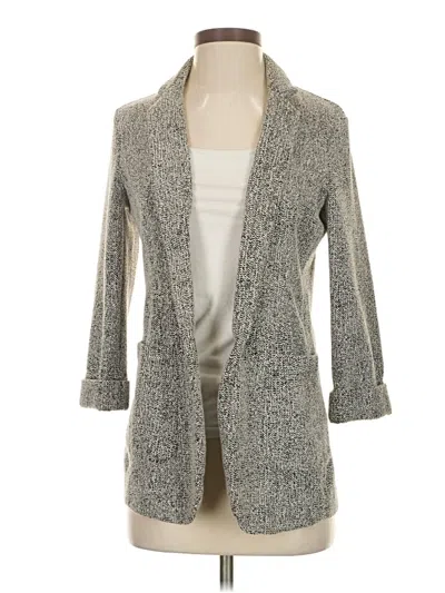 Pre-owned Express Blazer Jacket In Gray