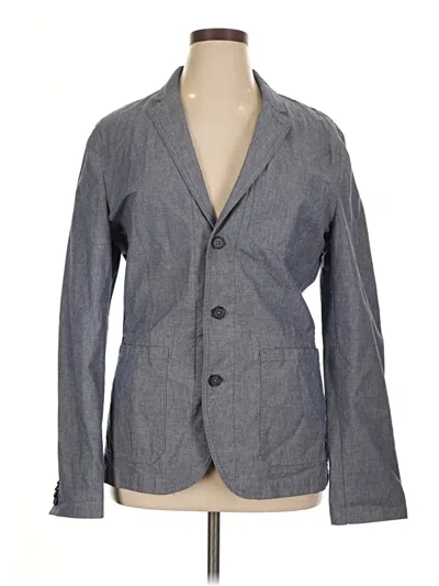 Pre-owned Express Blazer Jacket In Gray