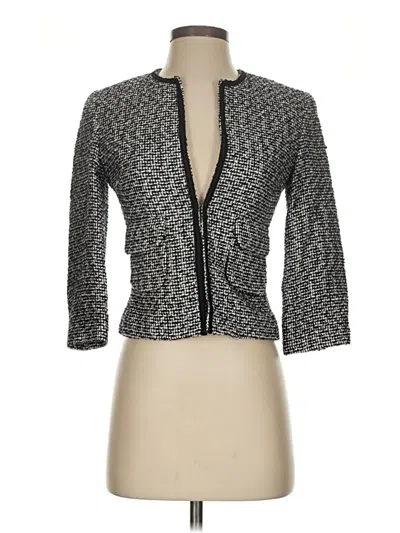 Pre-owned Express Blazer Jacket In Gray