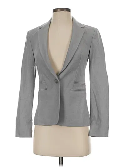 Pre-owned Express Blazer Jacket In Gray