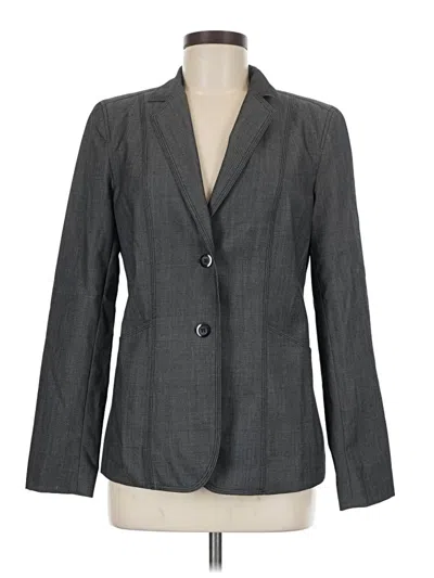 Pre-owned Express Blazer Jacket In Gray