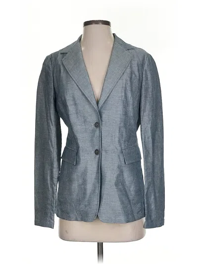 Pre-owned Express Blazer Jacket In Gray