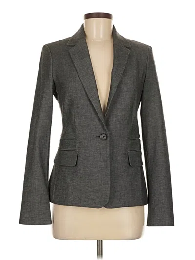 Pre-owned Express Blazer Jacket In Gray