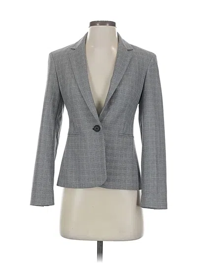 Pre-owned Express Blazer Jacket In Gray