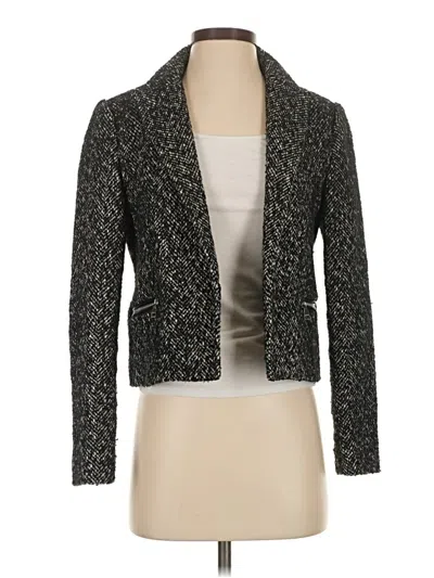 Pre-owned Express Blazer Jacket In Gray