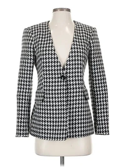 Pre-owned Express Blazer Jacket In Gray