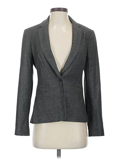 Pre-owned Express Blazer Jacket In Gray