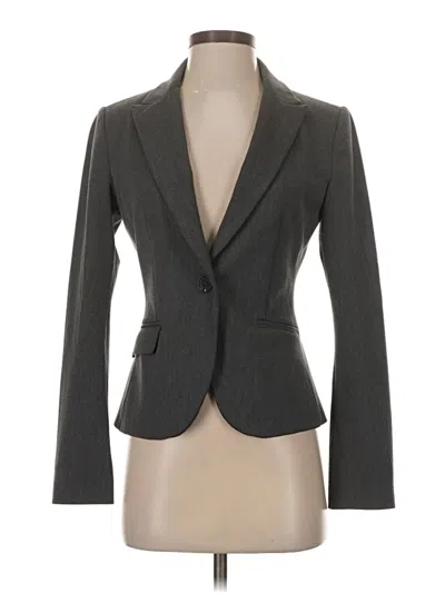 Pre-owned Express Blazer Jacket In Gray