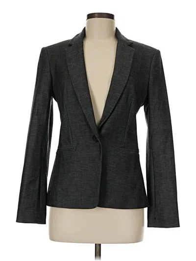 Pre-owned Express Blazer Jacket In Gray