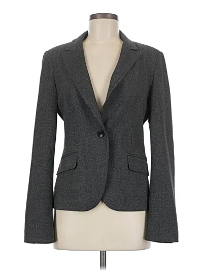 Pre-owned Express Blazer Jacket In Gray
